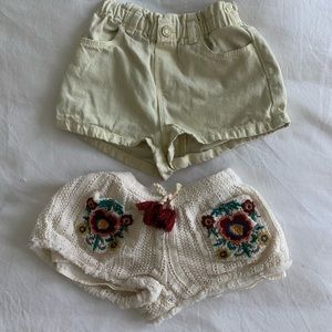 Zara shorts bundle size 12-18